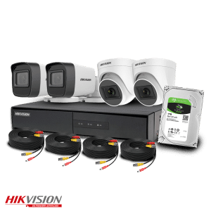 Kit 4 cámaras Full HD Hikvision