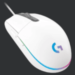 Mouse Gamer Logitech G203 RGB LIGHTSYNC, 6 botones programables, 8.000 DPI, White