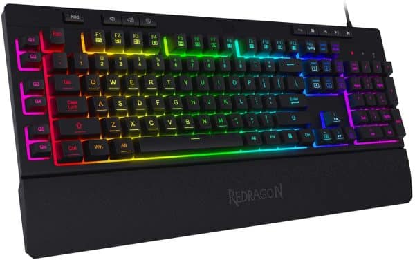 Teclado Gamer Redragon K512-RGB Shiva Negro - Imagen 4