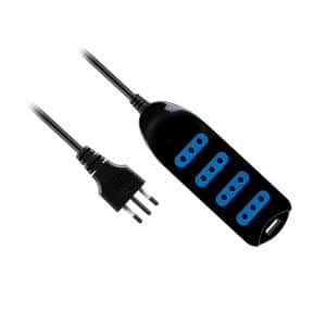 Alargador Philco 3mts. 4 posiciones Negro