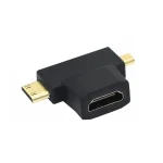 Adaptador Mini / Micro HDMI Macho a HDMI Hembra UL-ADMCHD600