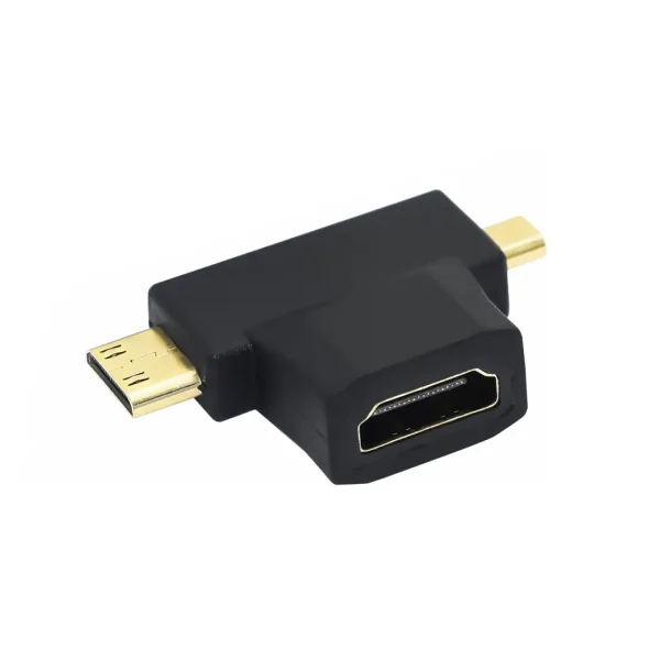 Adaptador Mini / Micro HDMI Macho a HDMI Hembra UL-ADMCHD600 - Imagen 1