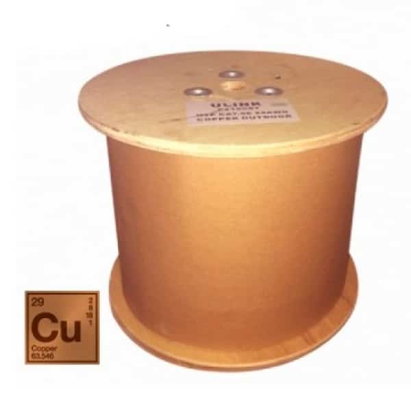 cable_red_exterior_Cat6_24_AWG_100_cobre_4x2x052mm_doble_chaqueta_PVC_PE_carrete__305_mts_02 Ulink Carrete de Cable de Red Exterior CAT6 100 metros 24AWG 4x2x0,52mm Doble Chaqueta de PVC+PE - Imagen 2