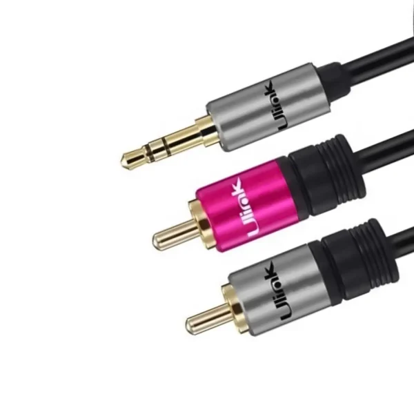 Cable de Audio 3.5mm a 2 RCA UL-PROAD352RC 1.8mts - Imagen 2