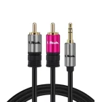 Cable de Audio 3.5mm a 2 RCA UL-PROAD352RC 1.8mts