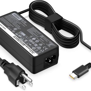 Hibbo Cargador para computadora portátil Dell 45W USB C Adaptador de corriente rápida