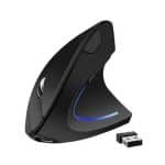 Mouse Ergonómico Vertical Recargable Inalámbrico Tecmaster TM-100517
