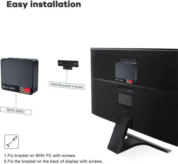 Mini PC W-11 Pro Ryzen 5 5560U 16GB DDR4 500GB NVMe M.2 SSD - Imagen 4