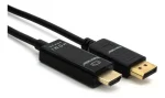 Cable Display Port a HDMI 1.8mts Tecmaster TM-100529 - Imagen 3