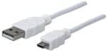 Cable Micro USB Manhattan 1.8mts BlancoCable Micro USB Manhattan 1.8mts Blanco - Imagen 2