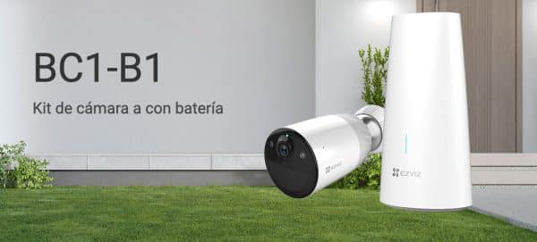 KIT Camara 2MP con bateria y Base CS-BC1-B1 Ezviz - Imagen 3