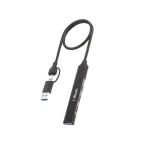 HUB 4 PUERTOS USB 3 0 A C DE 3 USB C 1 USB3 0 ALUMINIO MOD UL-HUBAC204
