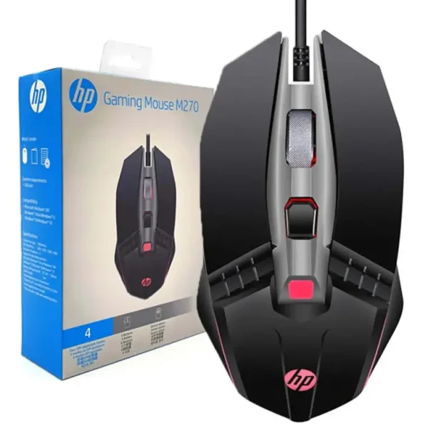 Mouse Gamer HP M270 USB Metal - Imagen 3