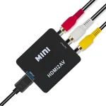 CONVERSOR HDMI A RCA UL-HRCA COLOR NEGRO - Imagen 2