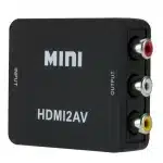 CONVERSOR HDMI A RCA UL-HRCA COLOR NEGRO