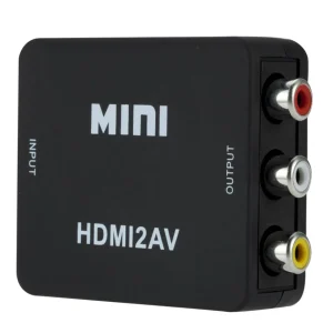 CONVERSOR HDMI A RCA UL-HRCA COLOR NEGRO