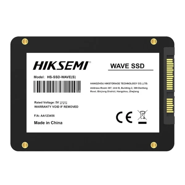 SSD Hiksemi Wave 512GB SATA3 2.5" HS-SSD-WAVE-S - Imagen 3
