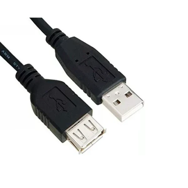 640 (2) Cable USB 2.0 Extensión 3 mts - Imagen 1