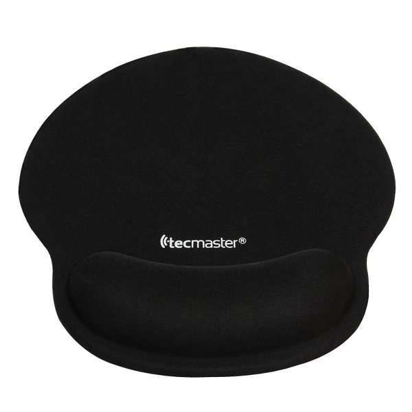8955.-MousePadTelaGelAntideslizanteTecmasterTM-1005571 Mousepad Gel Antideslizante Negro Tecmaster TM-100557 - Imagen 1