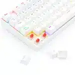 Teclado Mecánico Redragon K552W-RGB Kumara White Switch Red - Imagen 2