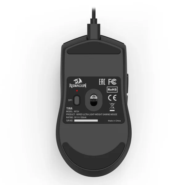 Mouse Redragon King Black M-724 - Imagen 3