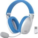 Audífonos Redragon Ire Wireless White/Blue H848B