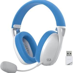 Audífonos Redragon Ire Wireless White/Blue H848B