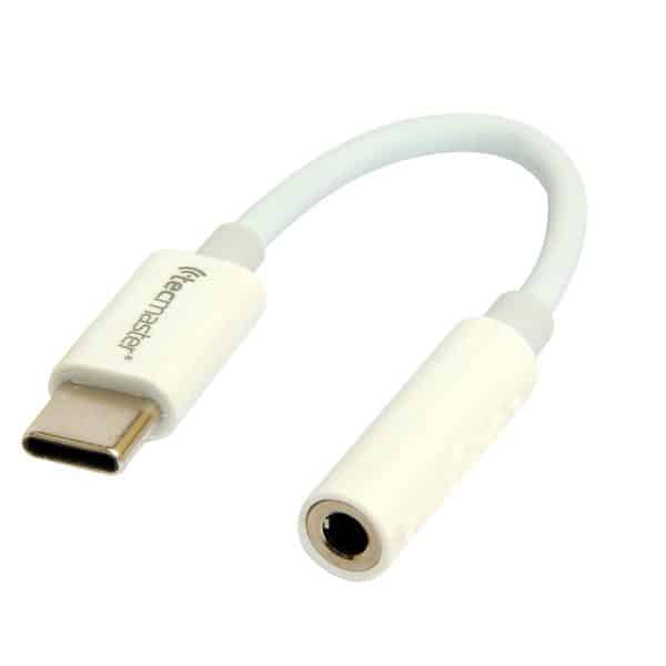Tecmaster Conversor USB-C a Conector Audio Jack 3.5mm TM-200550 - Imagen 1