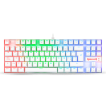 Teclado Mecánico Redragon K552 Kumara White Rainbow Switch Red RGB