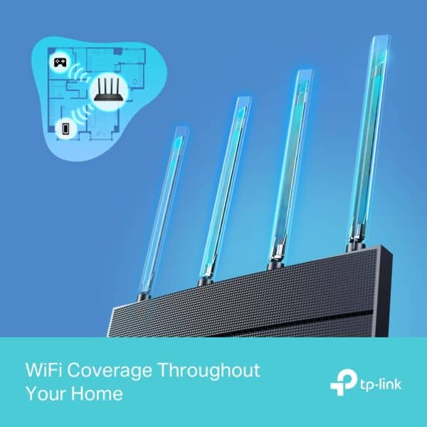 Router Wifi 6 AX1500 4 antenas Archer AX12 TP-Link - Imagen 3