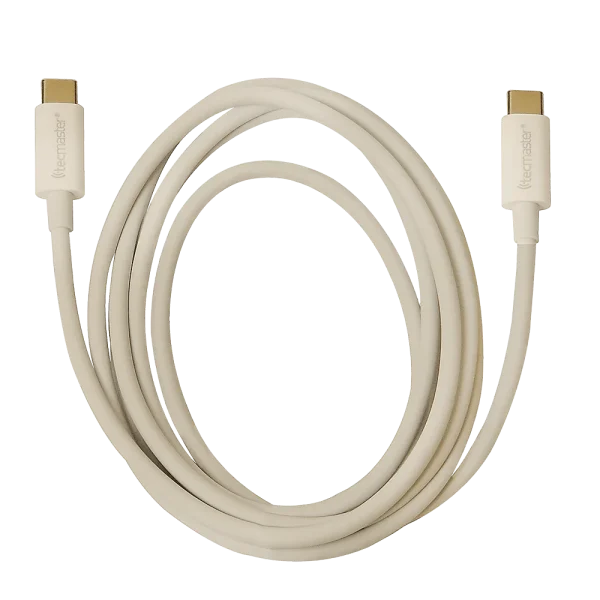 tm-200531-2 Tecmaster Cable USB Tipo C 2.0 1 Metro 100W TM-200531 - Imagen 3