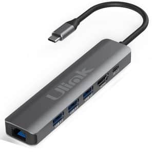Adaptador Multipuerto USB-C 6 en 1 Ulink UL-ADC601