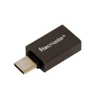 Tecmaster Adaptador OTG USB C Macho a USB 3.0 Hembra TM-100532-GF