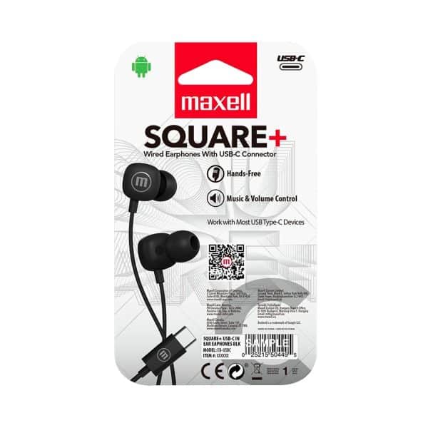 Audífonos Maxell Squeare+Usb-C con micrófono - Imagen 3