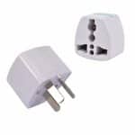 Adaptador de enchufe de 3 pines - NZ/AU a EE. UU./REINO UNIDO/UE - Salida máxima: 250 V 10 A