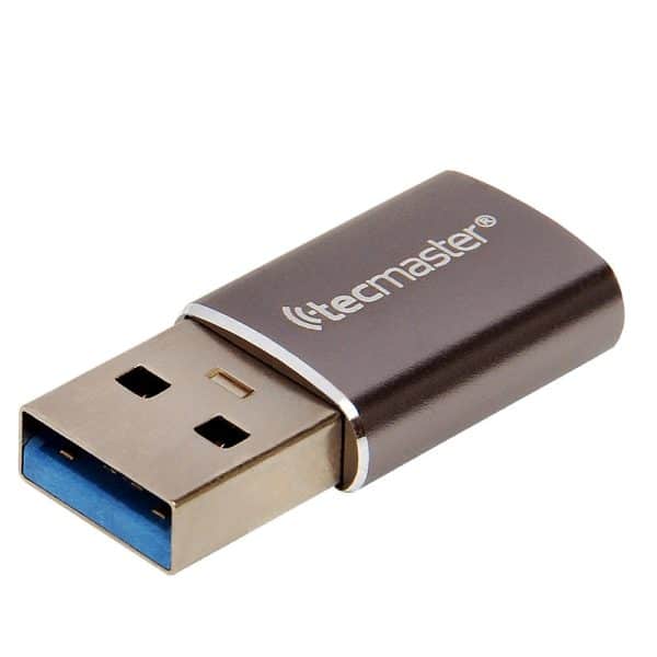 X_tecmaster-tm-100538-gs2068 Tecmaster Adaptador OTG USB C Hembra a USB 3.0 Macho TM-100538-GS - Imagen 1