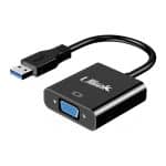 Adaptador USB 3.0 a VGA / UL-USBVGA3 Color negro