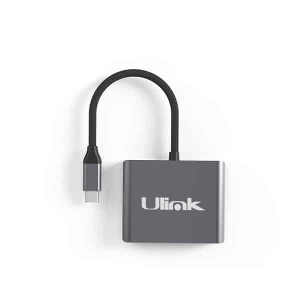 0060160-3 Adaptador Multipuerto USB-C 2 en 1 2XHDMI UL-ADC201V - Imagen 2