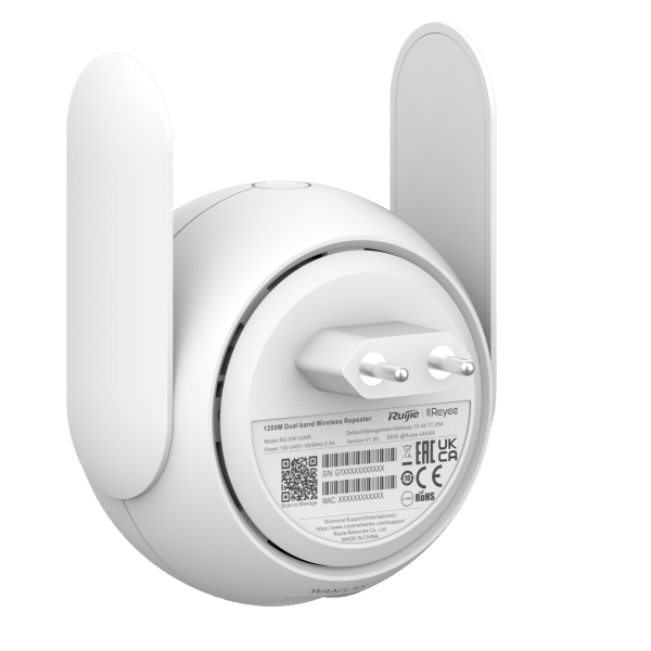 Extensor Wifi Reyee RG-EW1200R Dual Band AC1200 - Imagen 3
