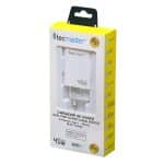 Cargador de pared Fast Charge 45W 2 Puertos Tecmaster - Imagen 2