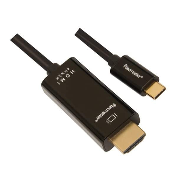 tm-100539-1 Tecmaster Cable USB-C a HDMI 4K 30 Hz 1.8 mts TM-100539 - Imagen 1