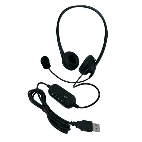 Tecmaster Call-Center Headset con Micrófono USB TM-100559 - Imagen 1