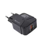 Tecmaster Cargador de Pared Quick Charge 1 Puerto TM-200514-BK