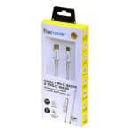 Tecmaster Cable USB Tipo C2.0 1 Mts Blanco 100W TM-200559 - Imagen 2