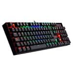 Teclado Mecánico Redragon Mitra Negro Español Swtich Red K551RGB-1