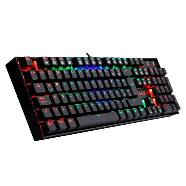 Teclado Mecánico Redragon Mitra Negro Español Swtich Red K551RGB-1 - Imagen 1