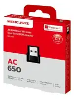 Adaptador USB Wifi Mercusys MA20N Nano AC650 Dual Band