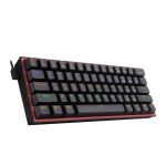 Teclado Mecánico Redragon Fizz Black RGB Switch Red K617-RGB