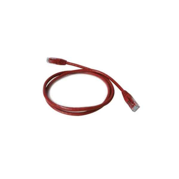 p04500_1_2 TrimerX Cable UTP 0,5MT Cat6 Rojo - Imagen 1