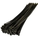 Amarra Plástica Negra 150x3mm 10 Unidades